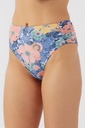 Bikini floral de cintura alta