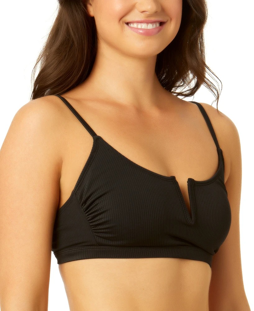 Top de bikini con aros y copa D