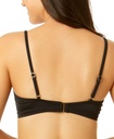 Top de bikini tipo bralette acanalado