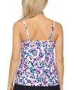 Top tankini con cuello en V Tiletale