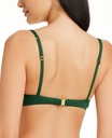 Top de bikini con aro animal print