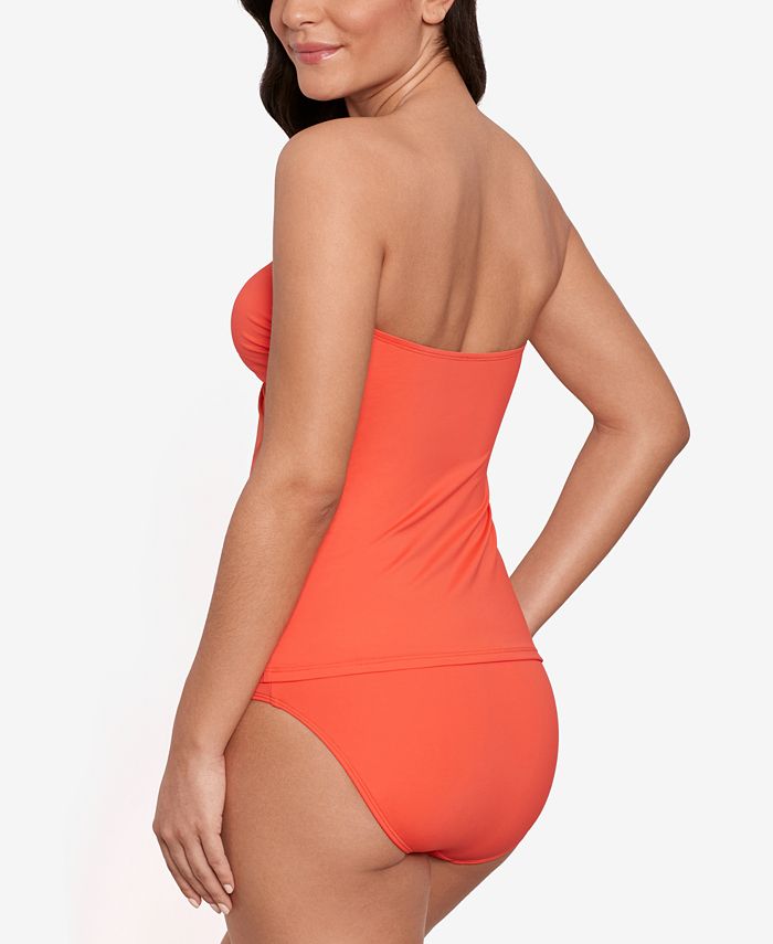 Top tankini con cuello en V Tiletale