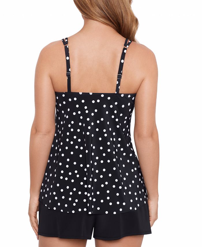 Top tankini con cuello en V Tiletale