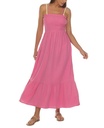 Vestido con corpiño elástico de algodón