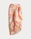 Falda de baño estampada cover up