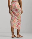 Falda de baño estampada cover up