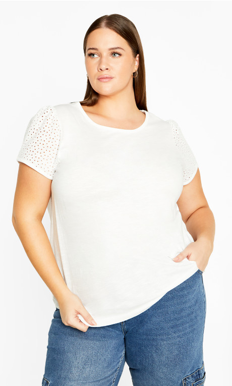 Blusa con mangas abullonadas Linny