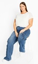 Blusa con mangas abullonadas Linny