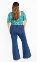 Blusa con mangas abullonadas Linny