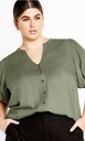 Blusa con mangas abullonadas Linny