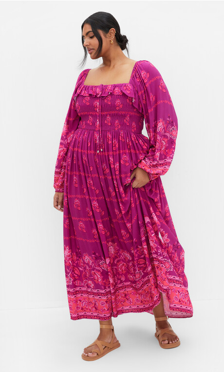 Vestido maxi Demure Floral