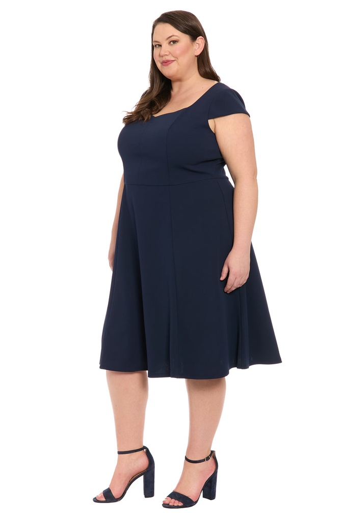 Vestido con escote corazon Lisa