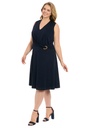Vestido con cuello en v Twist Cecilia 