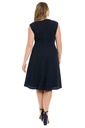 Vestido con cuello en v Twist Cecilia 