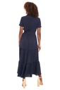 Vestido camisero con  cintura elástica