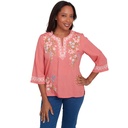 Blusa bordada con flores bohemias
