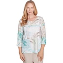 Blusa bordada con flores bohemias