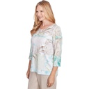 Blusa bordada con flores bohemias