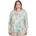 Blusa con cuentas recortadas