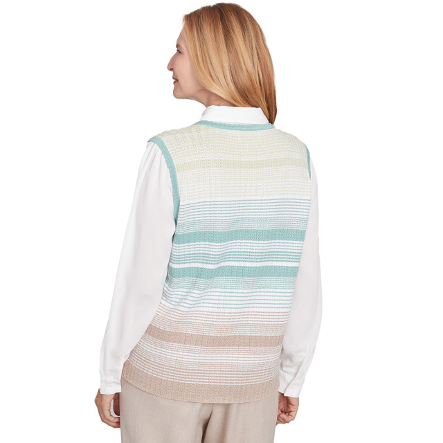 Chaleco texturizado dos en uno