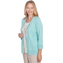 Suéter dos en uno estampado animal