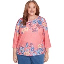 Blusa bordada con flores bohemias
