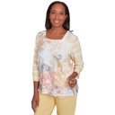Blusa con medallón geométrico