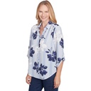 Blusa bordada con flores bohemias