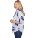 Blusa con bordado floral