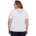 Blusa con bordado floral
