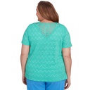 Blusa con bordado floral