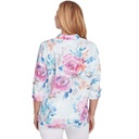 Blusa bordada con flores bohemias