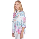 Blusa con bordado floral