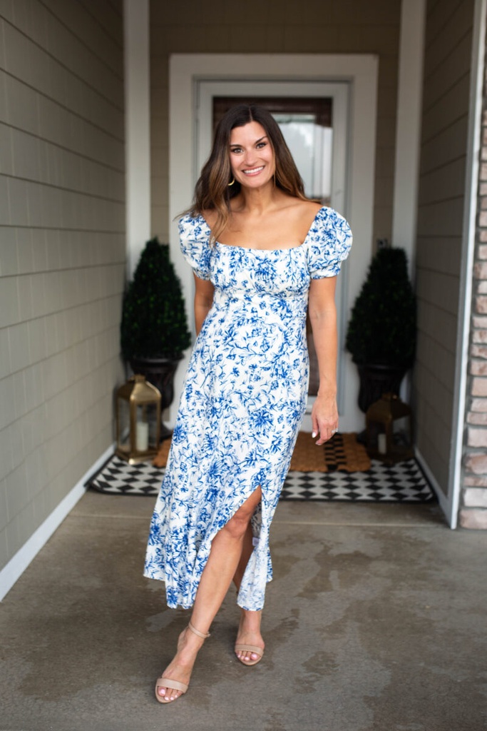 Vestido Maxi con manga corta