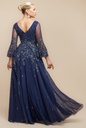 Vestido formal con lentejuelas Sunray