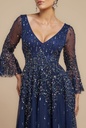 Vestido formal con lentejuelas Sunray