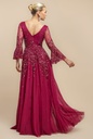 Vestido formal con lentejuelas Sunray