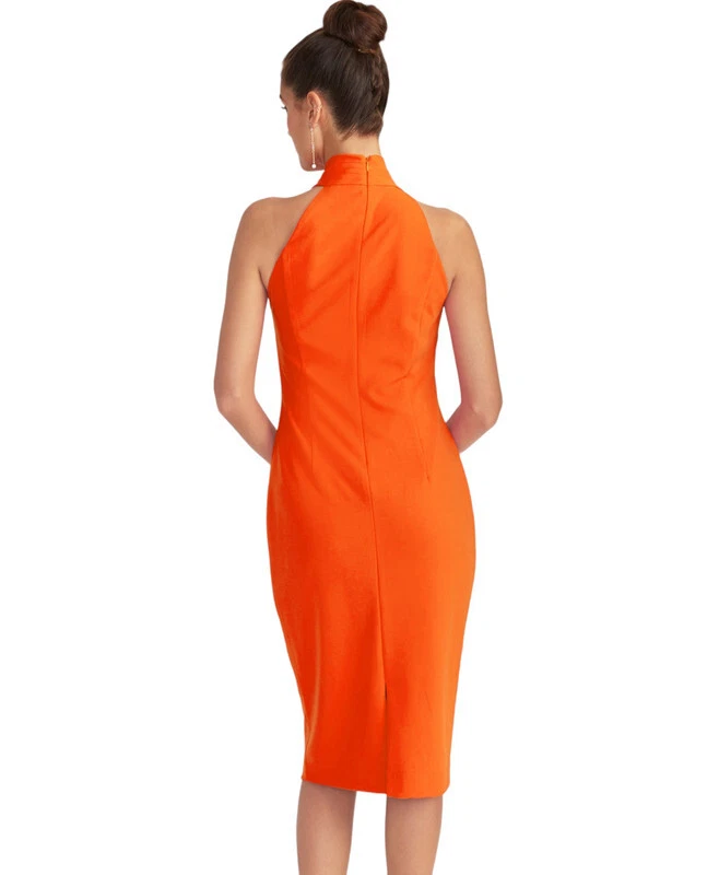 Vestido con cuello halter Harland