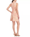 Vestido halter de jacquard