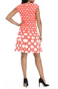 Vestido floral Fit & Flare Dot