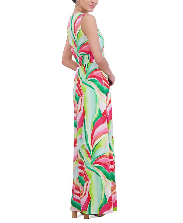 Vestido Maxi con estampado retro