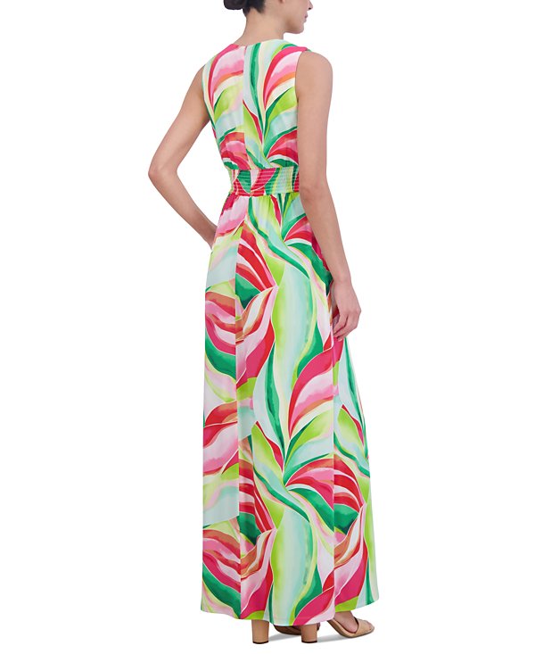 Vestido Maxi con estampado retro