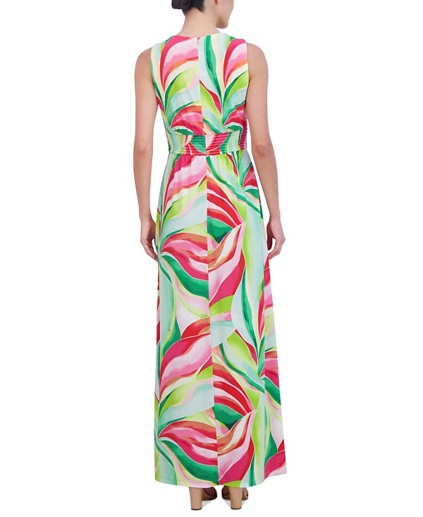 Vestido Maxi con estampado retro