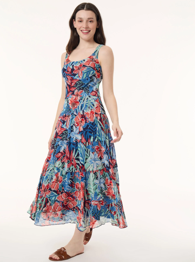 Vestido Maxi en capas