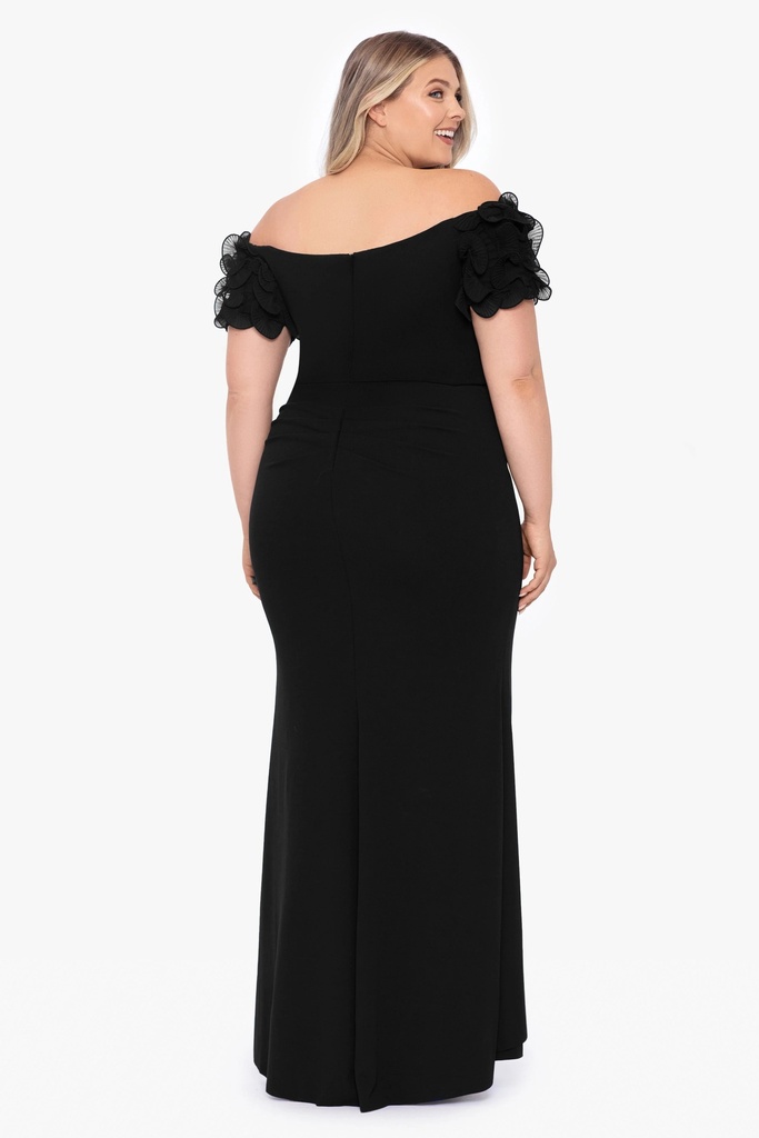 Vestido de hombros descubiertos