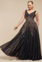 Vestido formal con lentejuelas Sunray