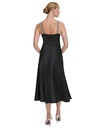 Vestido midi con cuello vuelto