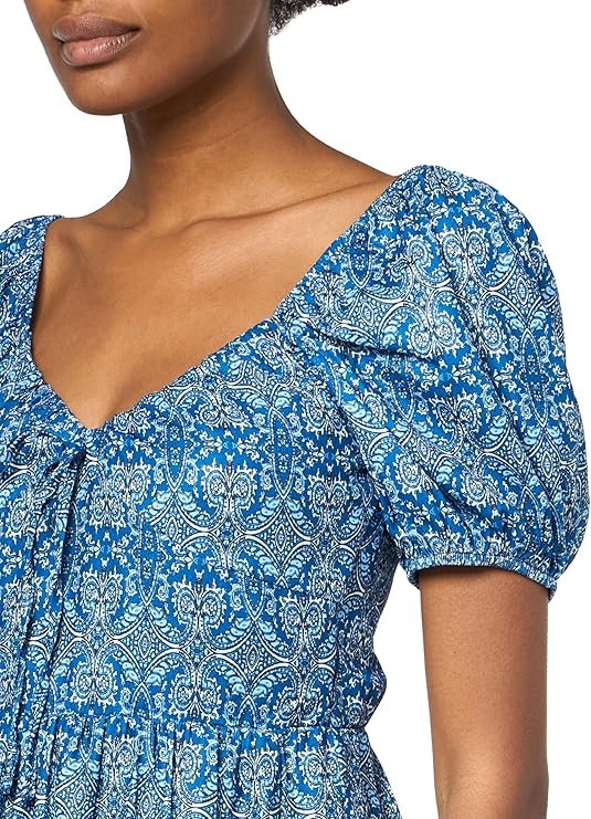 Vestido floral de manga 3/4