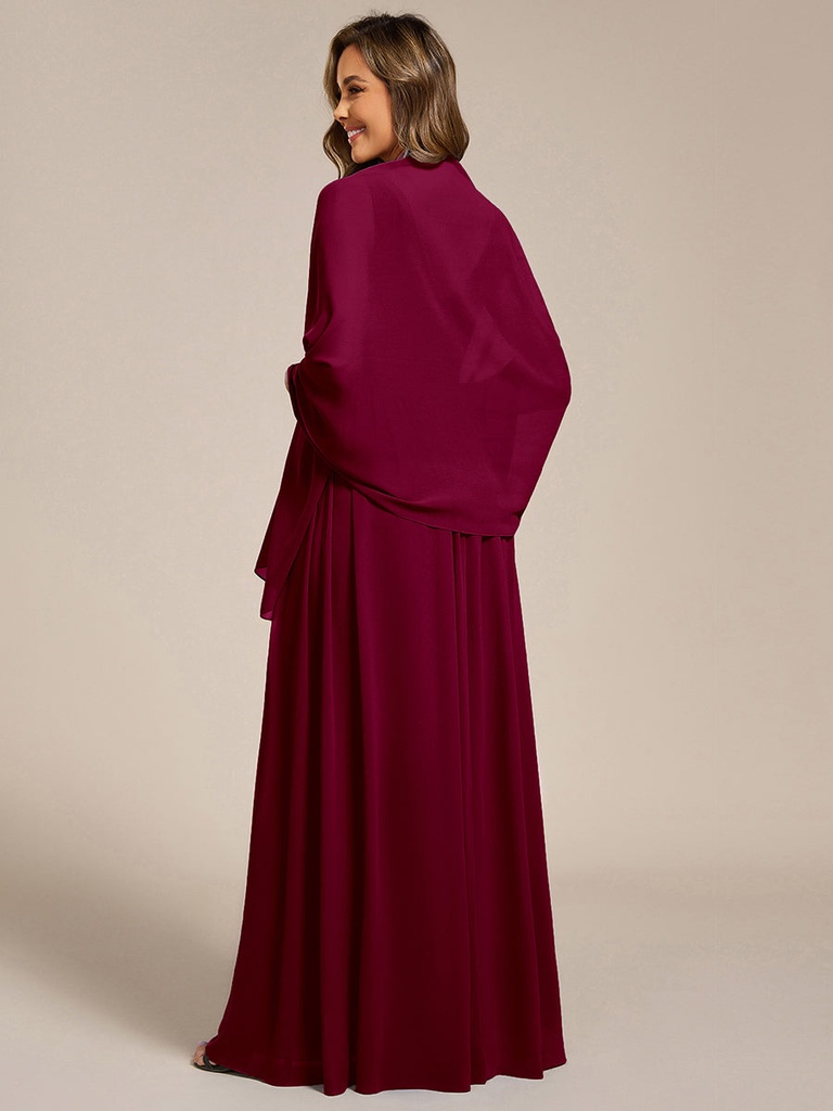 Elegante chal de gasa