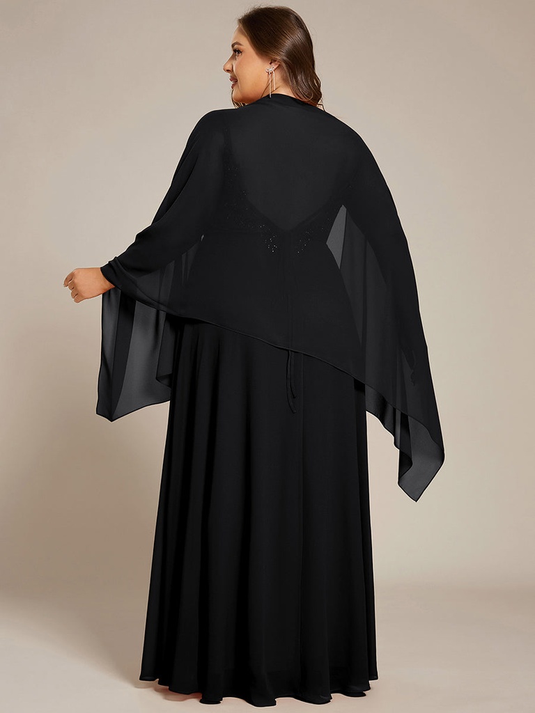Elegante chal de gasa
